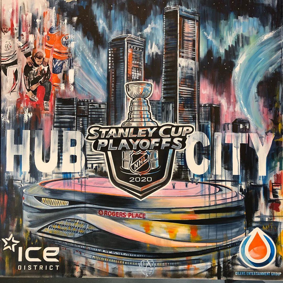 NHL's tweet photo. More from the @darrigoart mural. 

#StanleyCup https://t.co/eXc7E5vVK0