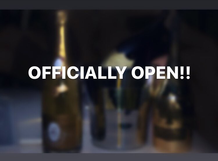 Let’s get this party started 🎉🎉🍸🍸🍸🍸 

we are here till 6am