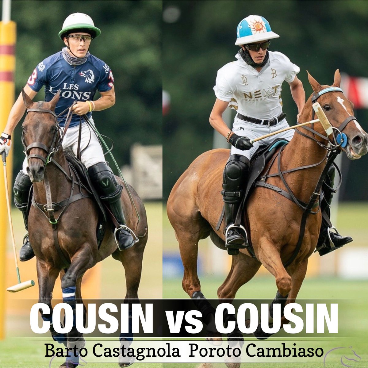 ChukkaPandit's tweet photo. Clash Of The Young Titans... POROTO vs BARTO Queen’s Cup Quarter Finals. Saturday August 15 3pm. Next Generation vs Les Lions/Great Oaks on Guards TV @guardspoloclub https://t.co/bhwQtz2gU2