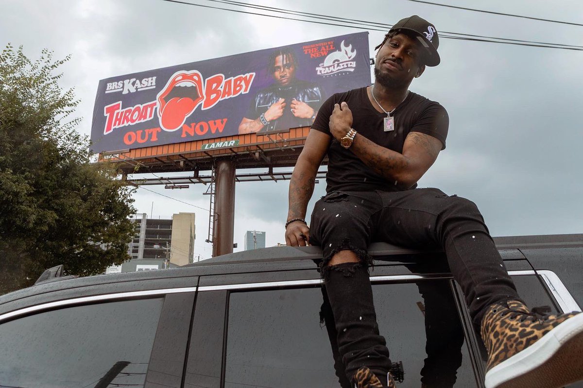 BRSKash's tweet photo. Who Would Of Ever Thought I Would Be On A Billboard Thank You To My Team For Continuing To Exceed Expectations!!! #ThroatBaby Out Now!! 
- https://t.co/l7fOU704p1 https://t.co/IrSqhx8GKN