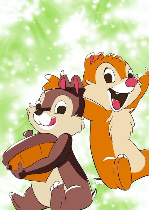 チップとデールのtwitterイラスト検索結果 古い順