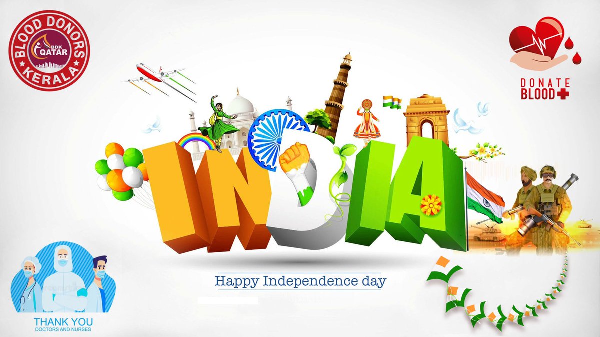 BdkQatar's tweet photo. “No caste can divide us, no laws can separate us, no colours or creeds can decide our future because we are children of one mother.”
- Happy Independence Day

#indiaindependenceday
#bdkqatar
#donatebloodsavelife
#togetherwecan
#33784621 https://t.co/WjVzkc7Xyv
