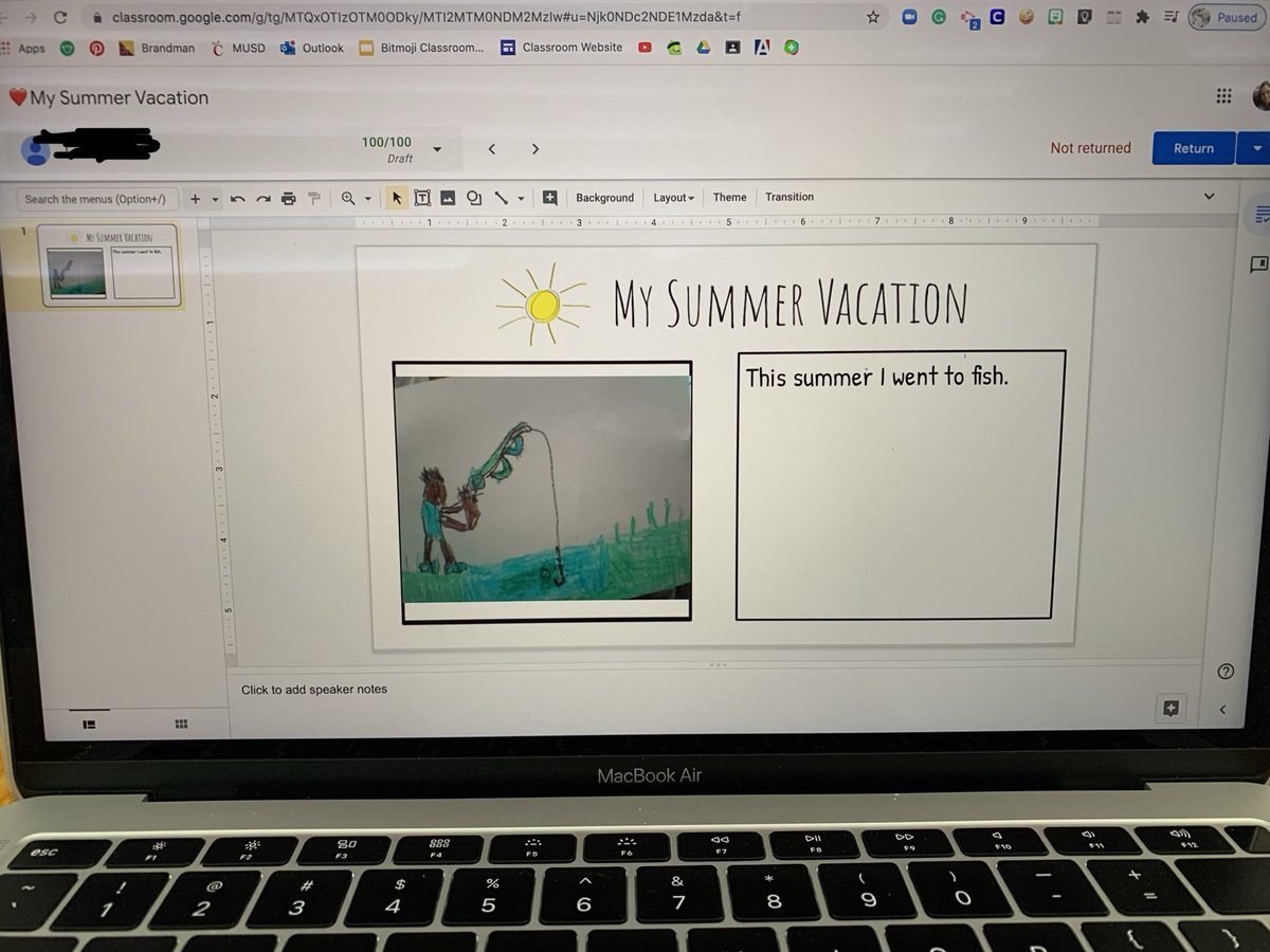First Day of School via Distance Learning was a SUCCESS!! 🖥📝#wevegotthis 💪🏼