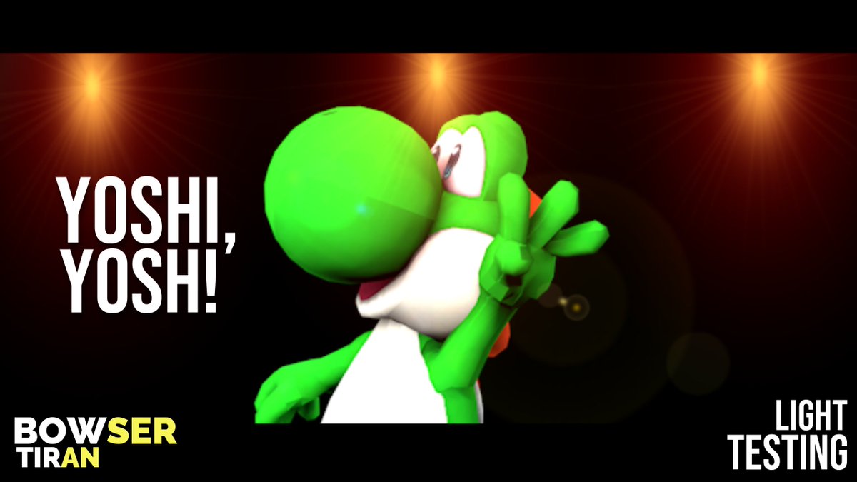 tiranser's tweet photo. Yoshi, Yosh! - 3D Render of Yoshi

Made with: Cinema 4D
Designed using: Fotor Online
Model from: Super Mario Odyssey

#Yoshi #SuperMarioBros #SuperMario #YoshiStory #Cinema4D #3DRender #LightTesting #SuperMarioOdyssey https://t.co/aQSJNmUmB4