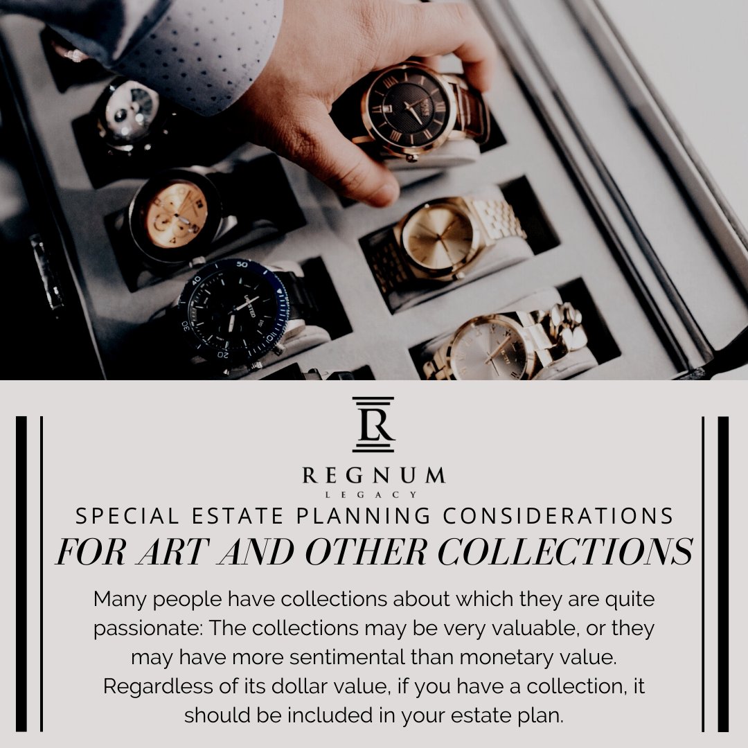 RegnumLegacy's tweet photo. Have a collection? What;s your hobby? Coins? Stamps? Football Cards? Air Jordans? Watches? Whatever your collection, you need to take as much care of them during the estate planning process as you do during the hobby itself. https://t.co/iomzzrmfw0 https://t.co/px4t22cm82