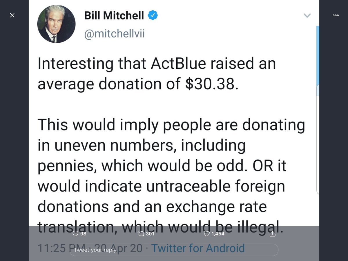 The comedy on Twitter has taken a large hit tonight with the loss of Bill Mitchell's account.Tonight, in honor of Bill's amazing tweets, we remember some of the gems he provided for us.  #RIPBillMitchellsAccount