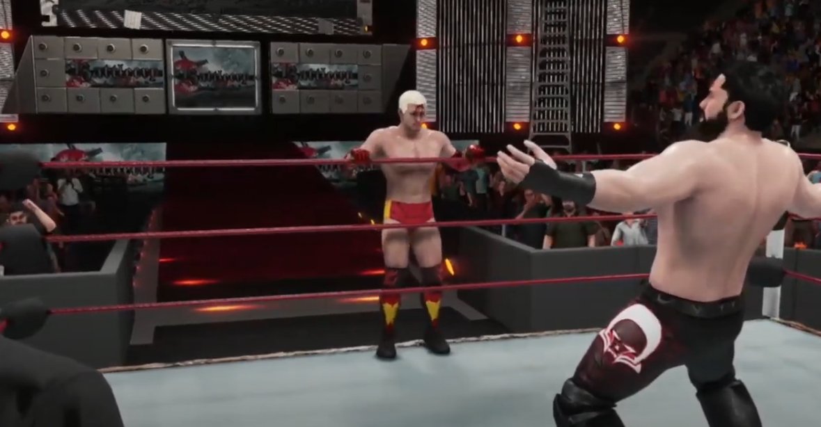 ParamountCAW's tweet photo. But now @TheJamesOmega has a new challenge ahead of him. The Men's Chamber winner @SilverLinesPW. In the main event of #MWAUltimatum, with the World Title on the line, who will walk out the victor? https://t.co/Q7zCC6iZ9M