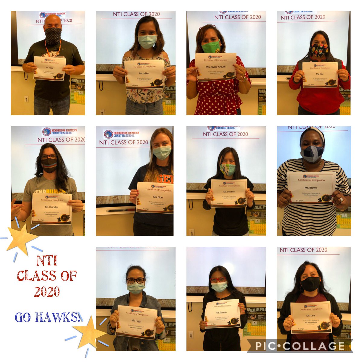 HawkNationCRT's tweet photo. Congratulations to our new teachers for completing NTI this week! Pic 1 of 2!@JCrtwood @Mcmillon_hend @NirvaniRamnath @HHCS_Hawks @LeaChandler13 @aliano_mr @MrRudd1 @BauseweinEric @JimGrif97804047 @NelliedDiaz @MrMorse8 @MsBlue_MathHend @MsSotoRuiz https://t.co/PPoD1M5mOA