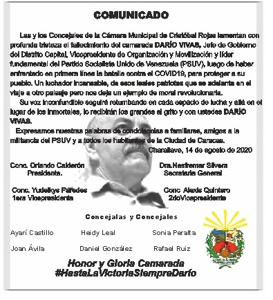 concejomcr's tweet photo. Hoy te recordamos como un gran hombre revolucionario que entregó su vida por luchar y creer en el legado del comandante Hugo Chávez. 
#HastaLaVictoriaSiempreDarioVivas @NicolasMaduro @dcabellor @taniapsuv @PartidoPSUV @zorycandanga https://t.co/6Q6DPm2rQo