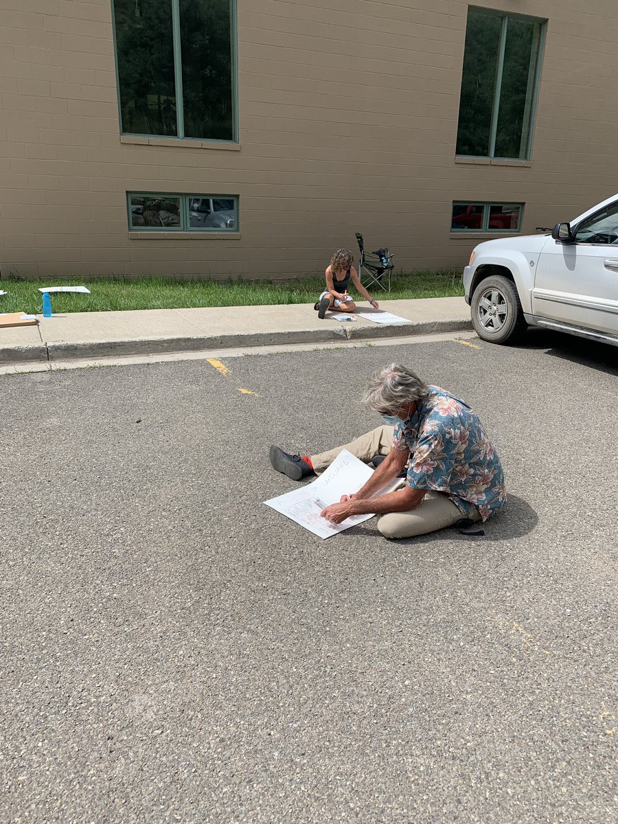 TMHSminerpride's tweet photo. What is your why? Show it thru Art, 3 colors, 4 words, social distance, used markers go in the dirty bin, different delivery but same concept #minerpride #wegotthis https://t.co/fG33jnNBPb