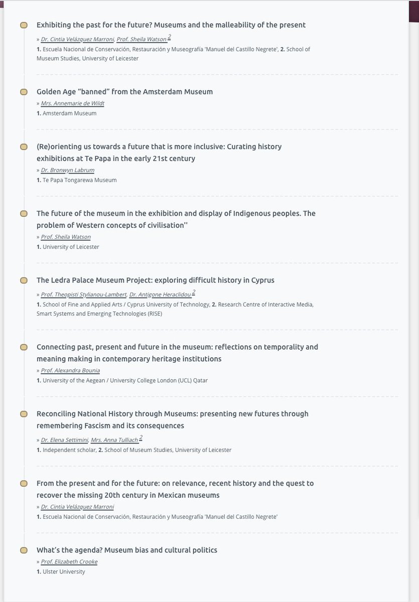 civema's tweet photo. V excited to see the programme! I will be presenting 2 papers: one on a curated panel (Aug 28) on #museums #history & #time co-organised with Dr Sheila Watson @LeicsMusStud & other on #CollectionsActivation & #ContemporaryChallenges (Aug 29) in panel Future Museum 2 @ACHS_2020 https://t.co/cekQDQrw1b