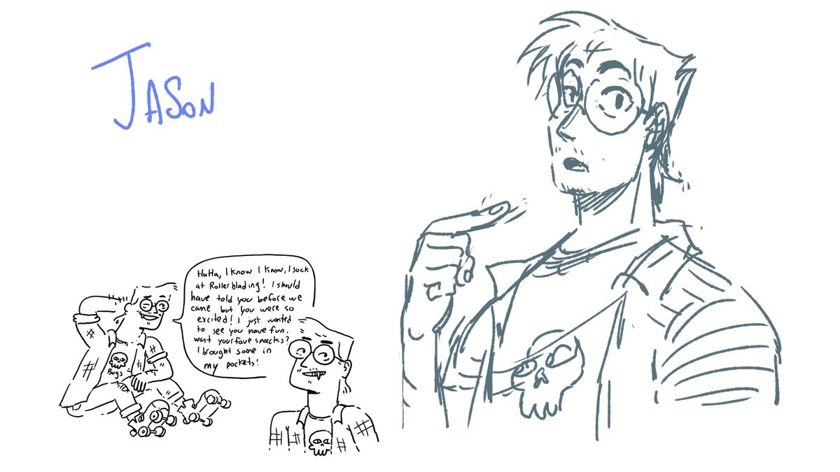 Hey it's quarantine, so me & the girlfriends asked the boys to create handsome men OCs and this is me drawing all of them