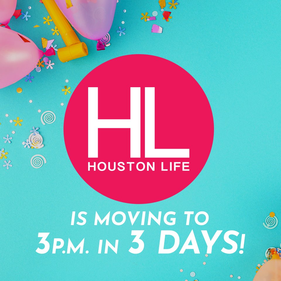 KPRC2's tweet photo. Set your DVRs! @HoustonLifeTV is moving to 3 p.m. in 3 Days! ๐บ #KPRC2 #MyHoustonLife #Houston #HTX https://t.co/sIoNVWuUnc
