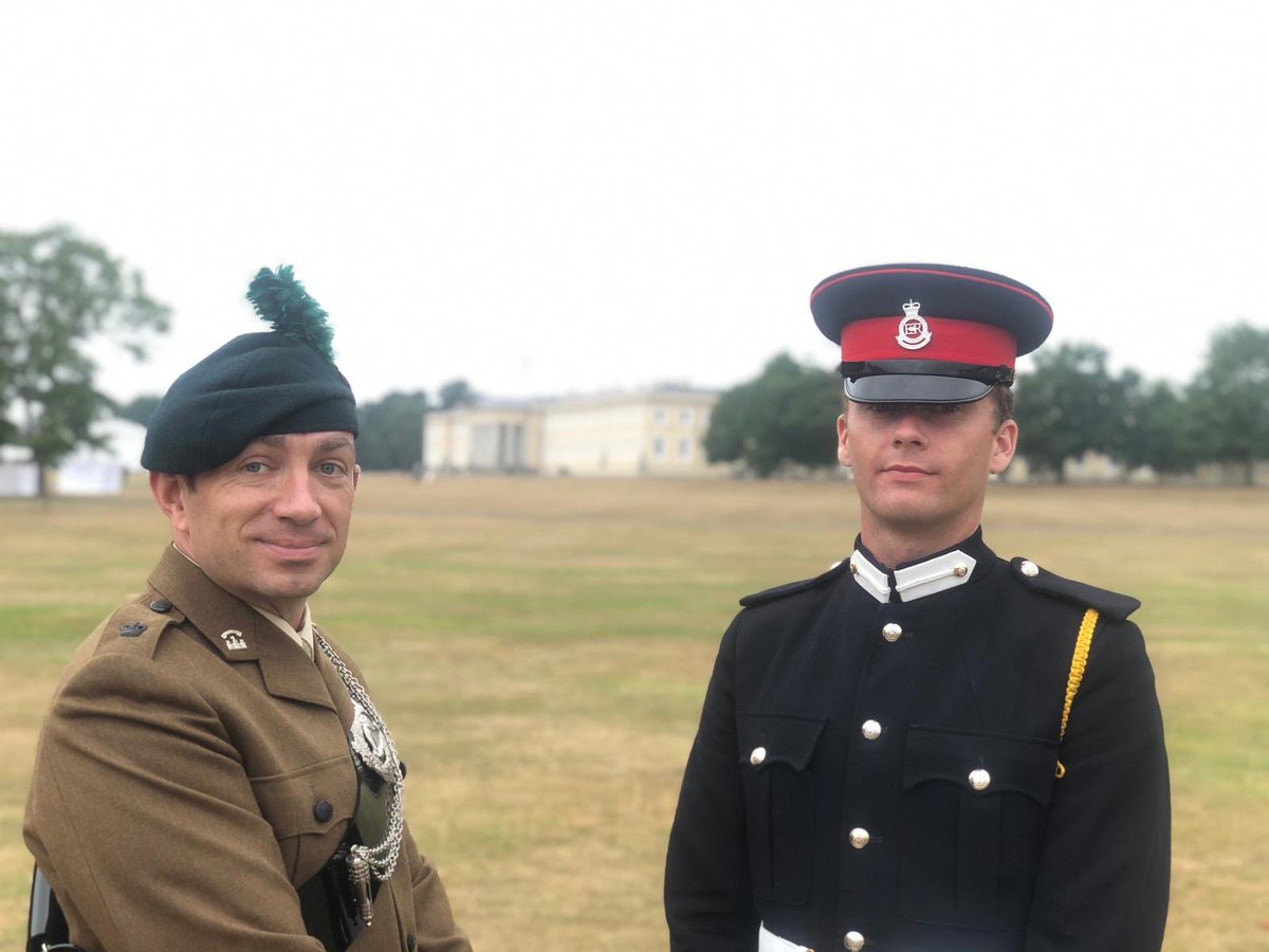 Today 2Lt David Kerr commissioned into The Royal Irish Regiment. He was also awarded the State of Kuwait Award for Defence and International Affairs for being assessed as the best of his intake in the subject. Welcome to the Regiment! #IRISHRANGER #Leadership #Sandhurst