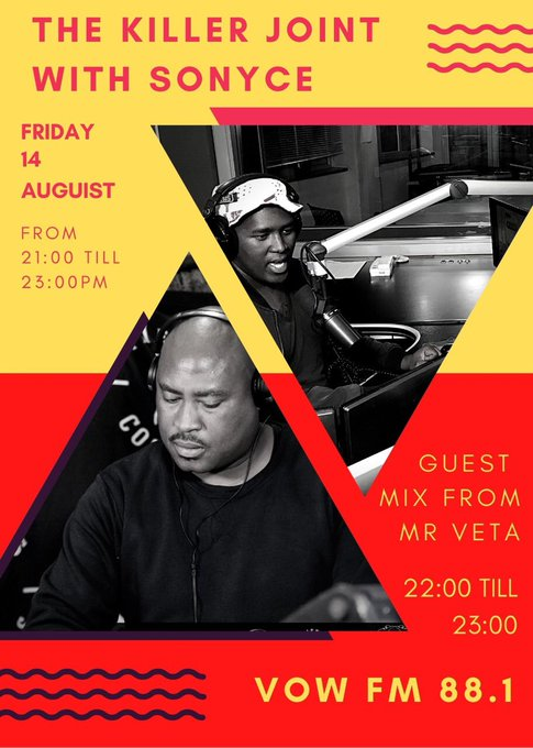Our guest mix tonight is by @Real_MrVeta rocking some smooth sounds till 23:00pm

Np : Steve Cobby feat. Danielle Moore - Lefthanded Books (Futureboogie)

#TheKillerJoint