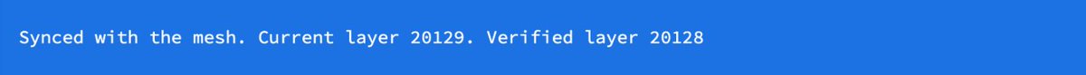 teamspacemesh's tweet photo. Happy 20 000 layer anniversary, Tweedledee! 🎉🎊 https://t.co/sDjrtueCkc
