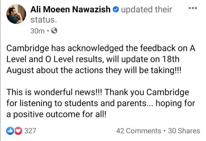 skm_1609's tweet photo. We did it guys. See that's the power of social media and being United for a cause.
Now let's wait and hope for a positive outcome. inshaAllah 🙏🙏
@Shafqat_Mahmood @pkBritish @CambridgeInt @DrMuradPTI @ImranKhanPTI
#ImranKhanJusticeCAIE #AlevelResult #Cambridge #ParliamentCAIE https://t.co/kVE4dW7odu