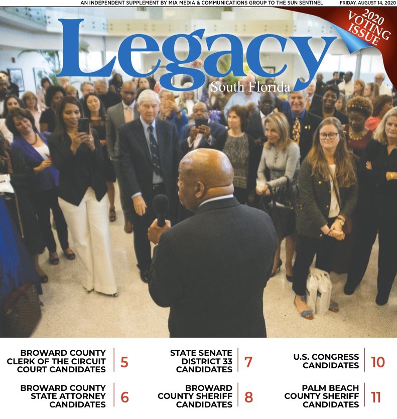 Introducing Legacy's Voter &amp; 40 Under 40 Editions! Enter To Win A $50 Gift Card! &amp; Watch Lunch With Legacy Leaders Featuring Mike Finney, President &amp; CEO, The Miami-Dade Beacon Council! conta.cc/3apIaAn