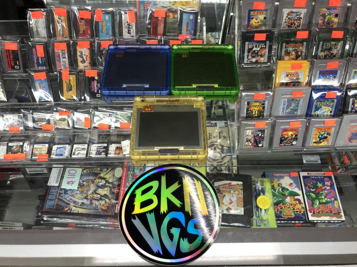 bklynvideogames's tweet image. New stock available. #nintendo #gbasp #001 and #101 #frontlight or #backlight #retroshop #nyc #retrogamingcommunity #brooklynvideogames