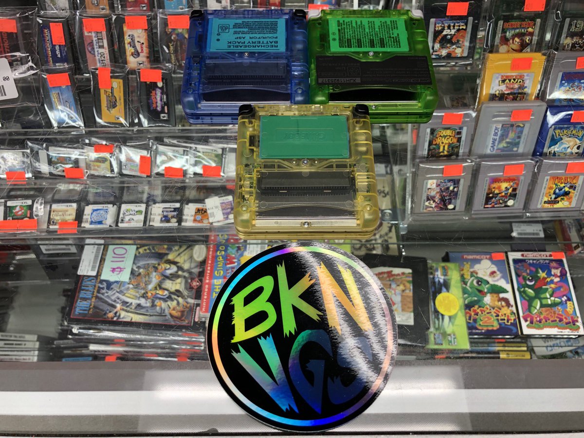 bklynvideogames's tweet image. New stock available. #nintendo #gbasp #001 and #101 #frontlight or #backlight #retroshop #nyc #retrogamingcommunity #brooklynvideogames