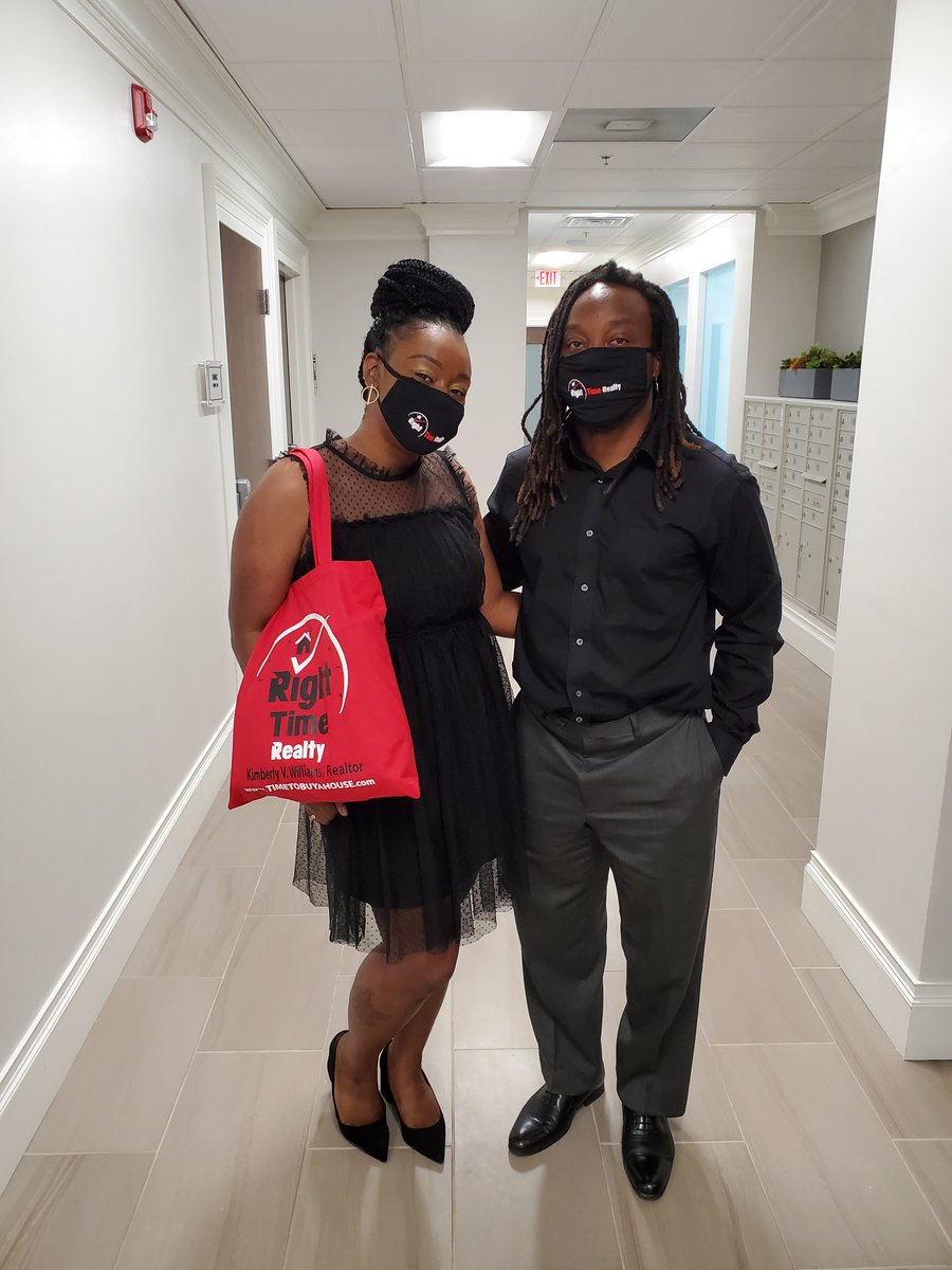 KimSellz's tweet image. It's CLOSING DAY!! I am beyond overjoyed for these two! Please join me and welcoming Charlissa and Bryant to the wonderful world of homeownership. The journey was tough but with the RIGHT Realtor their perseverance has paid off. 
#KimSellzHouses #RightTimeRealty
