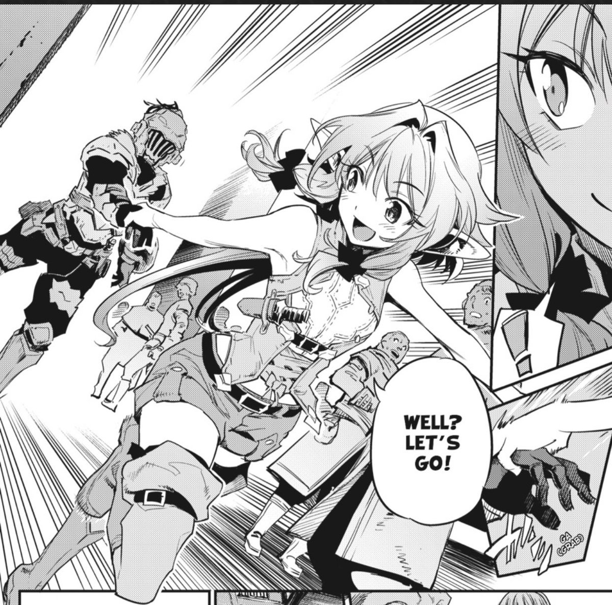 High elf archer is the biggest queen in this series

Out of all the chicks that want goblin slayer she's the best pick since she can actually keep up with him lmao 