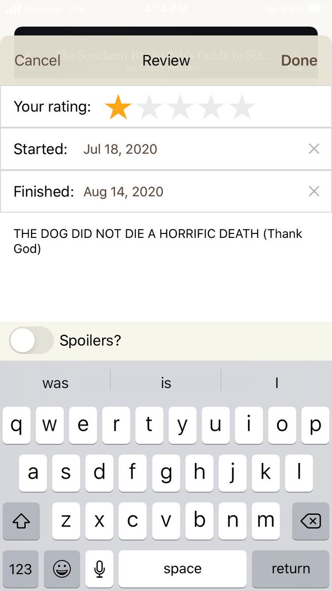 This might be the most important book review I have ever made on <a href="/goodreads/">Goodreads</a> #thesouthernbookclubsguidetoslayingvampires