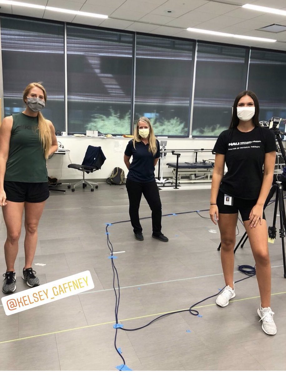 ACL_prevention's tweet photo. Excited to see another research project with military and #ViPerformAMI kicking off with my alma mater #NAUPT. #ResearchThatWorks. Wait...is that Dr Denney behind that mask??? https://t.co/pebALUUVo5