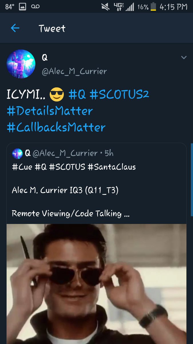 Alec_M_Currier's tweet photo. @realDonaldTrump knows What's up. . #Q #SCOTUS #PresidentT #IR #CallbacksMatter π https://t.co/4KIEiS5eLz
