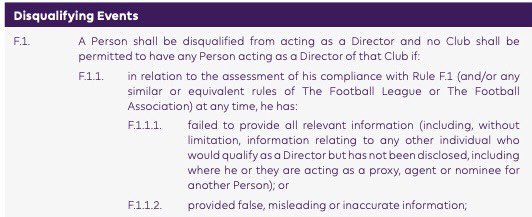 Then why didn’t 1)  #PL accept consortium’s disagreement or 2) disqualify that entity under ODT either for breach of rule F.1.1. (see image, and also rules F.4. and F.6.) or other rule F.1. sub-rules.The consortium could *then* appeal that decision if it wanted (rule F.13).