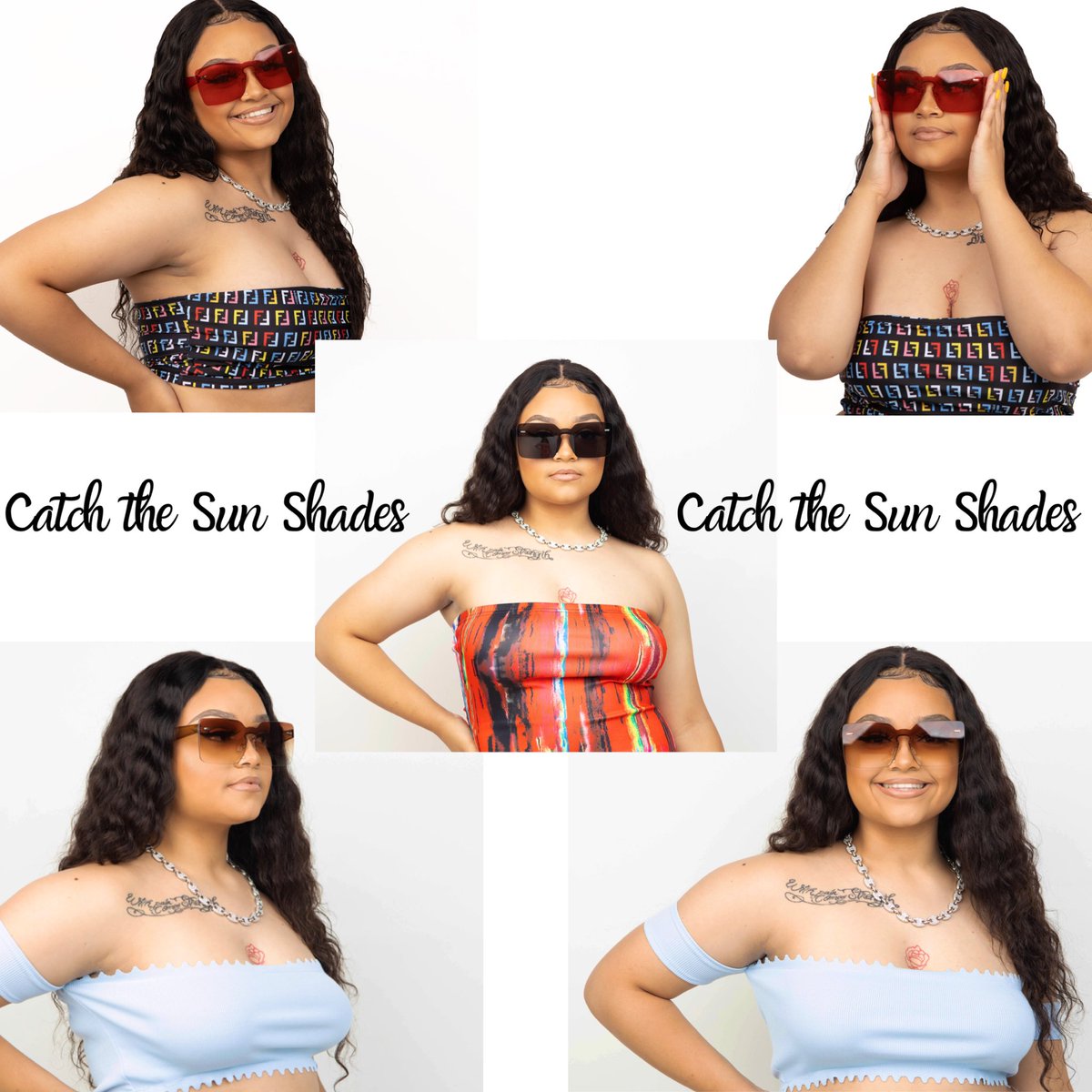 With three different colors, which will you choose? Why not all three?! Search “Catch the Sun Shades” on our website and grab one, two, or all three colors today! 💥

 #supportblackbusiness #blackownedsunglasses #shopsmall #blackowned #blackboutique