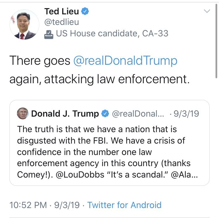  @tedlieu put on a full four-box clinic and then some.