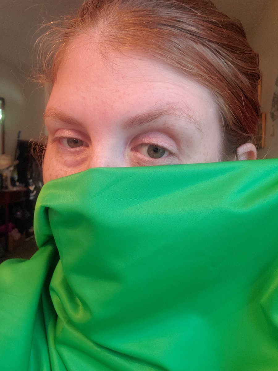 EVENorthTO1's tweet photo. When your green screen only arrives in pieces and you get "The rest will arrive in two weeks" YOU improvise to fix the dilemma.....
#EVENorth #OpenComms #tweetfleet https://t.co/u8DbepLb9S
