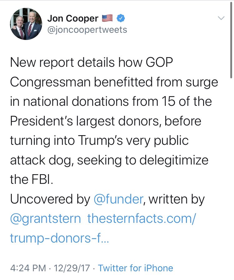 Can you think of why anyone might attack the FBI,  @joncoopertweets and  @funder? I want you both to think real hard here.