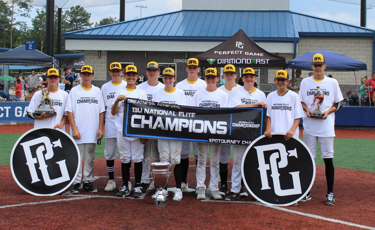 Summer 2020:

13u- PG National Elite Champions
15u- WWBA Runners-up
16u- WWBA #1 seed, Quarterfinalists
17u- PG World Series Champions

Winners win.