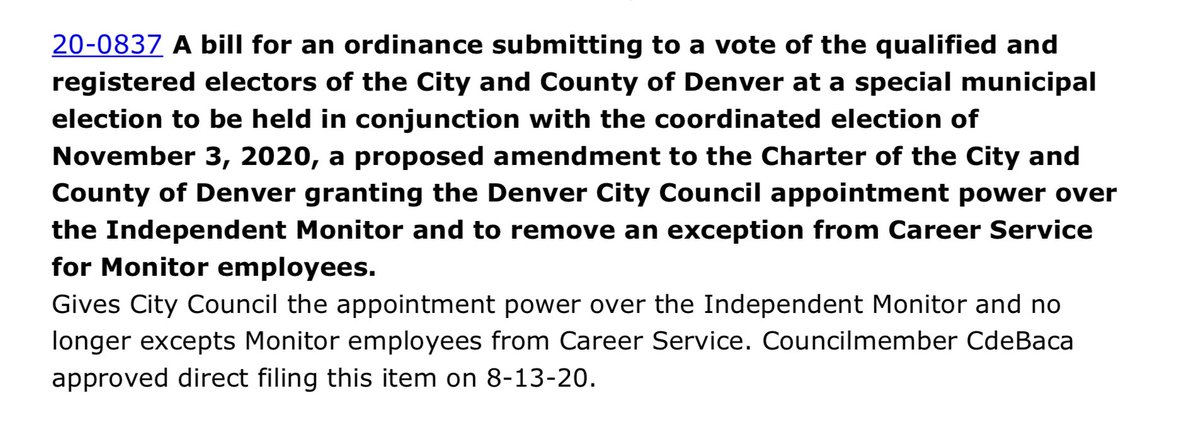 denver_cob's tweet photo. For introduction to @DenCityCouncil on Monday. Filed by @CandiCdeBacaD9. Meeting begins at 5:30 PM. General public comment precedes at 5 PM. https://t.co/rCrWExt0ZM