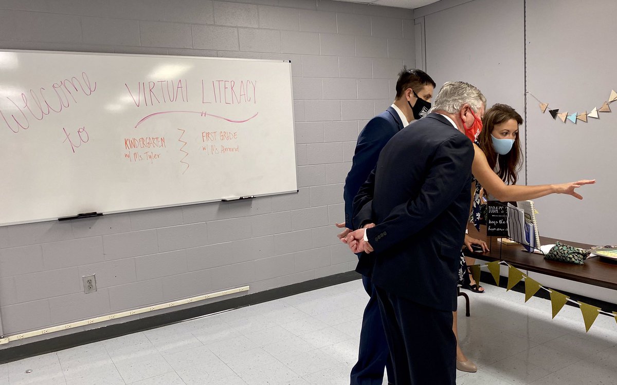 Thank you <a href="/LoudonSchool/">Loudon Elementary School</a> for the warm welcome during our visit today. We are incredibly proud of the innovative work you are doing with devices and virtual literacy sessions on foundational skills. We appreciate your dedication to keep students learning in a healthy environment!