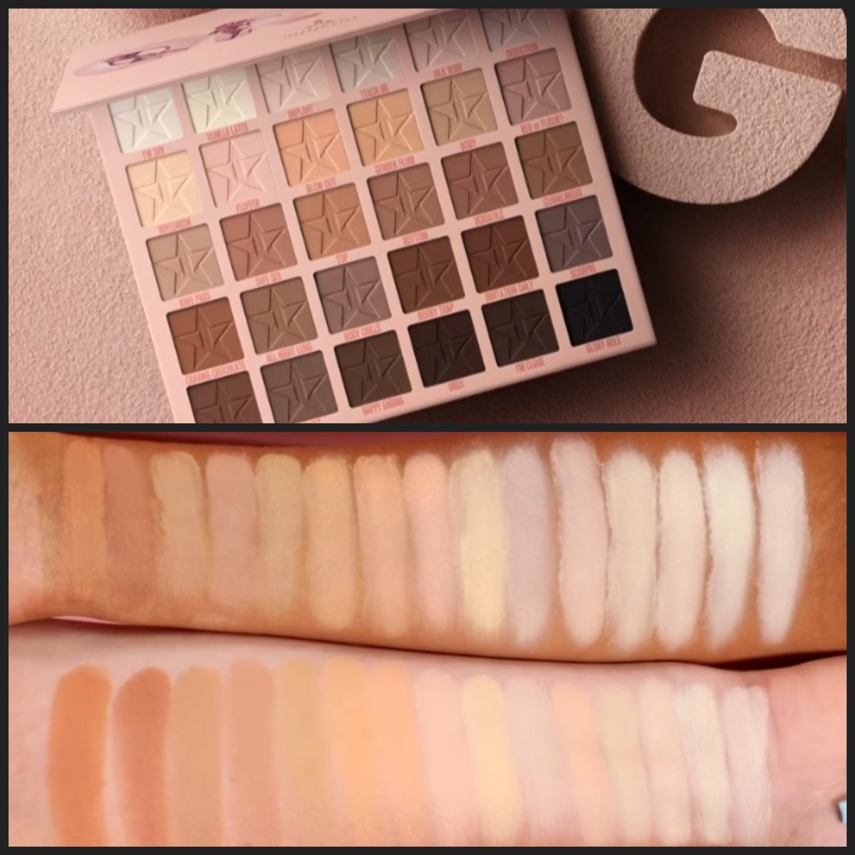 BeautyBusiness_'s tweet photo. 🔸 REVEALED 🔸The new @JeffreeStar Orgy eyeshadow palette &amp; collection has been revealed! ✨
It includes 30 all matte eyeshadows &amp; is the first "nude" palette from @jeffreestar! 
✨The collection will also include a mini eyeshadow palette, new lip gloss shades and more! https://t.co/i0jH86Wf9q