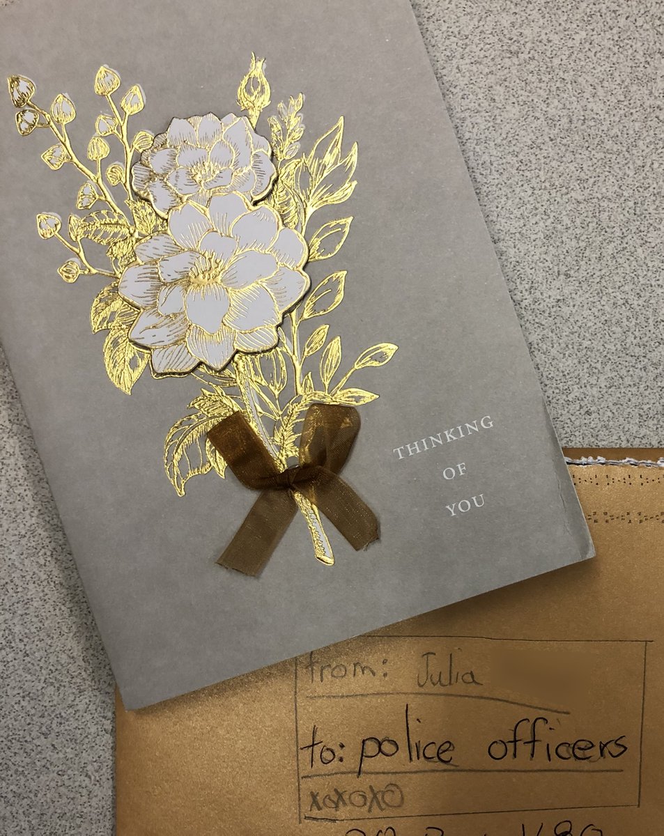 A kind letter from a kind kid. Never underestimate the impact a kind word can have on someone's day. #ThankYou