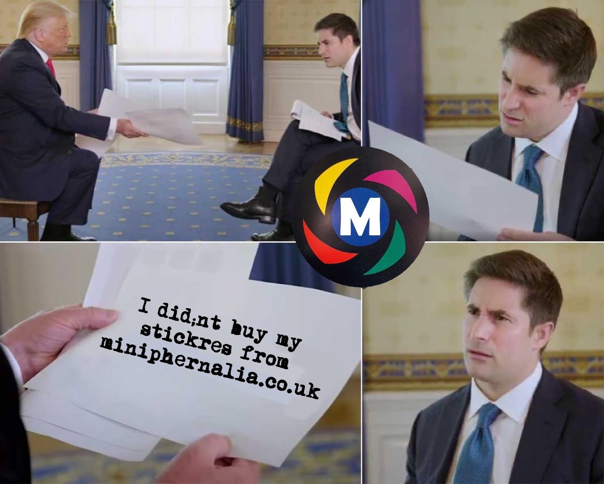 miniphernalia's tweet photo. #ThatInterview #Axios - https://t.co/drsQ64lW1l for #ClassicMini Stickers (not stickres) https://t.co/EQtDAs2RwH