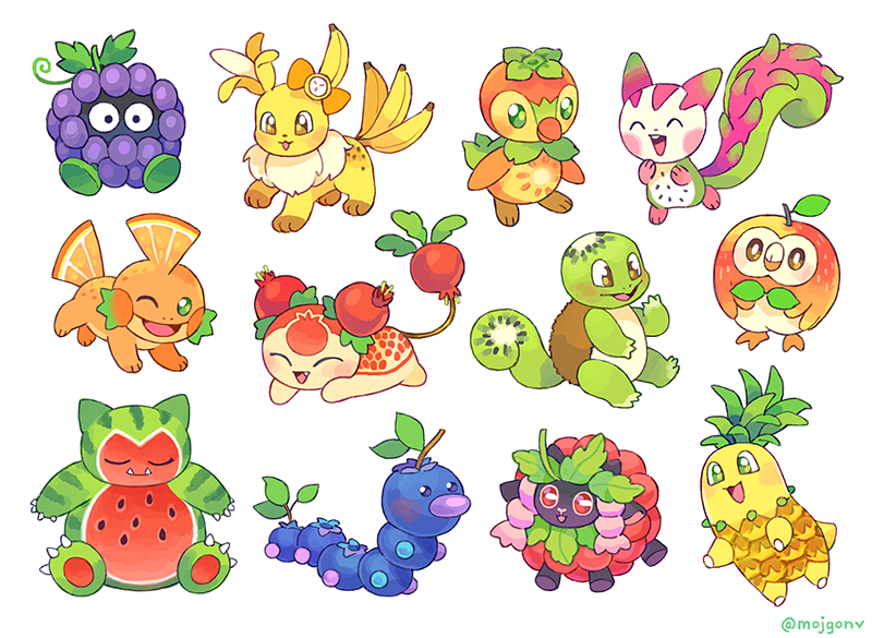 fruit fusions 🍉🍌🥝🍇😋