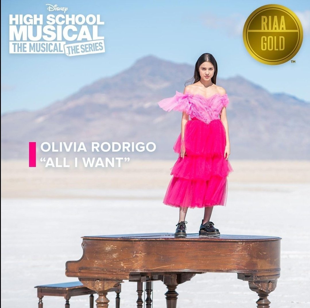 Olivia Rodrigo Daily on Twitter ""All I Want" fue certificada con oro