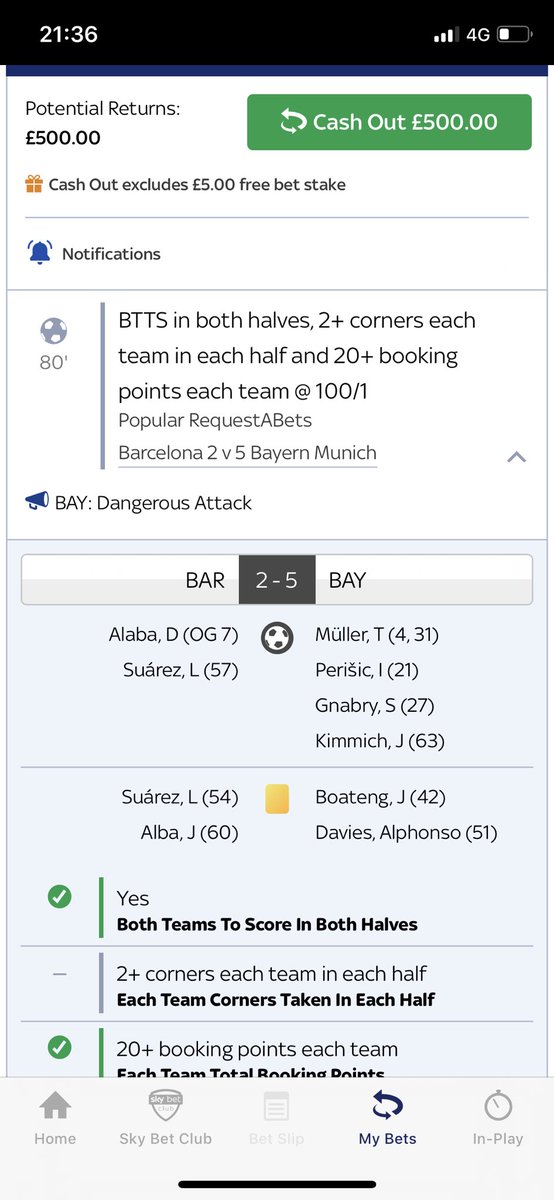 JAvent92's tweet photo. @SkyBet @ChampionsLeague Cheers sky free bet also 😎 https://t.co/uZolxv3Bqd