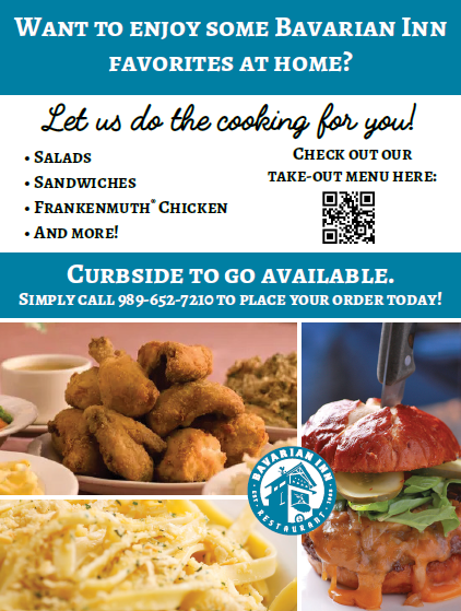 Bavarian_Inn's tweet photo. Who wants to cook when you can have yummy Bavarian Inn take-out? #frankenmuth #takeout #eatchicken #whycook https://t.co/Sp1afnmoeF