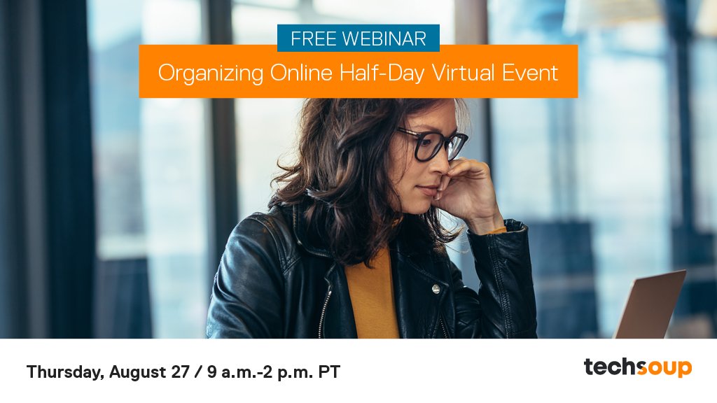 TechSoup's tweet image. Join us on August 27 for the #TechSoupSeminar: #OnlineOrganizing and Building Solidarity In a Pandemic and Beyond. Small and medium-sized #nonprofits will learn how to build new advocacy strategies to support their communities online and offline. RSVP: hubs.ly/H0tBT7z0