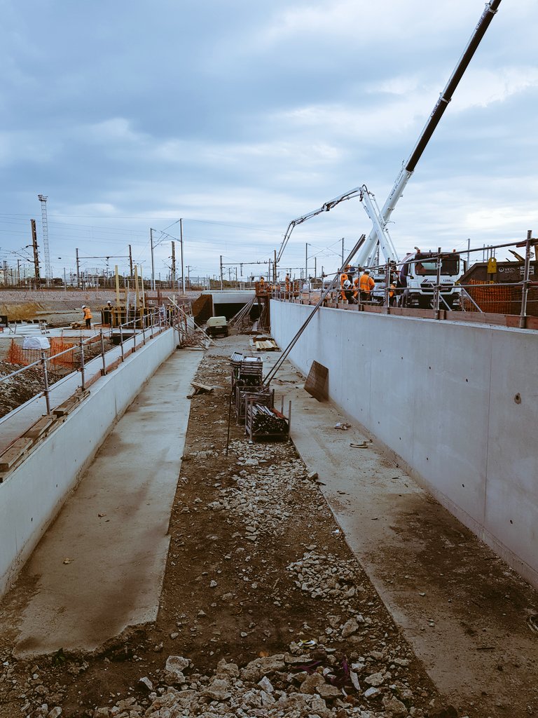 Cette semaine visite du chantier de CDGExpress Zone D avec les collègues de <a href="/itif_travaux/">1Afer2rail</a>. Des travaux titanesques pendant la période estivale. Bravo à eux 💪🔨🚧