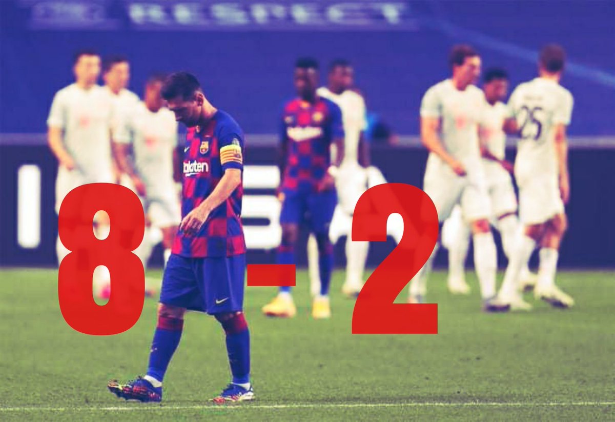 فعل فاضح في لشبونة  

البايرن يطفي انوار ملعب النور ويتحرش ببرشلونة بثمانية مع الرأفة ويطرده ذليلا من دوري الابطال  

بايرن ميونيخ 8  : برشلونة 2 
رأيك