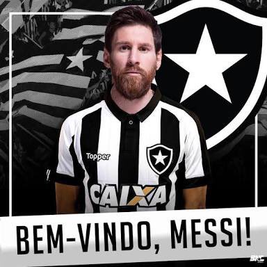 messi careca com a camisa do vasco