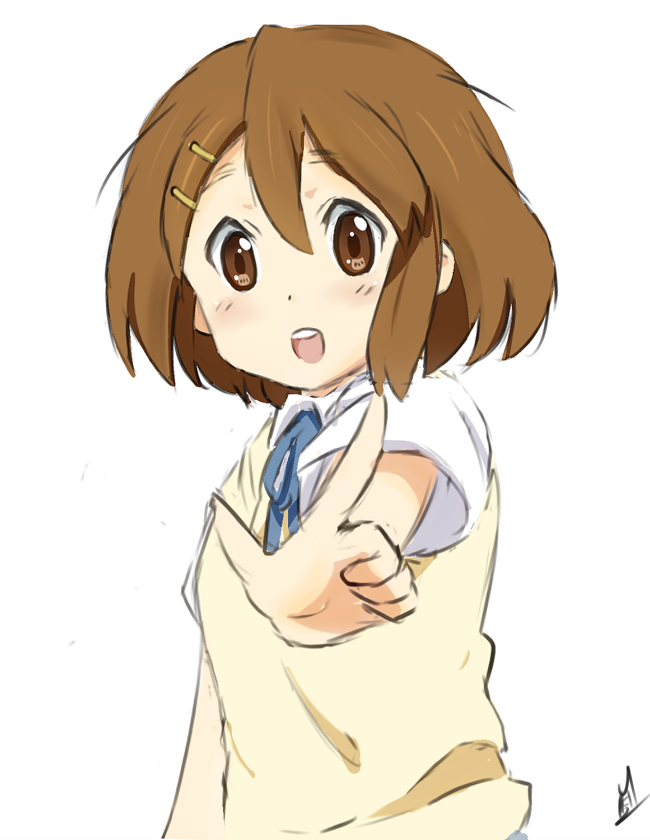 平沢唯 「唯ちゃん

#けいおん 」|MA-2㌠のイラスト