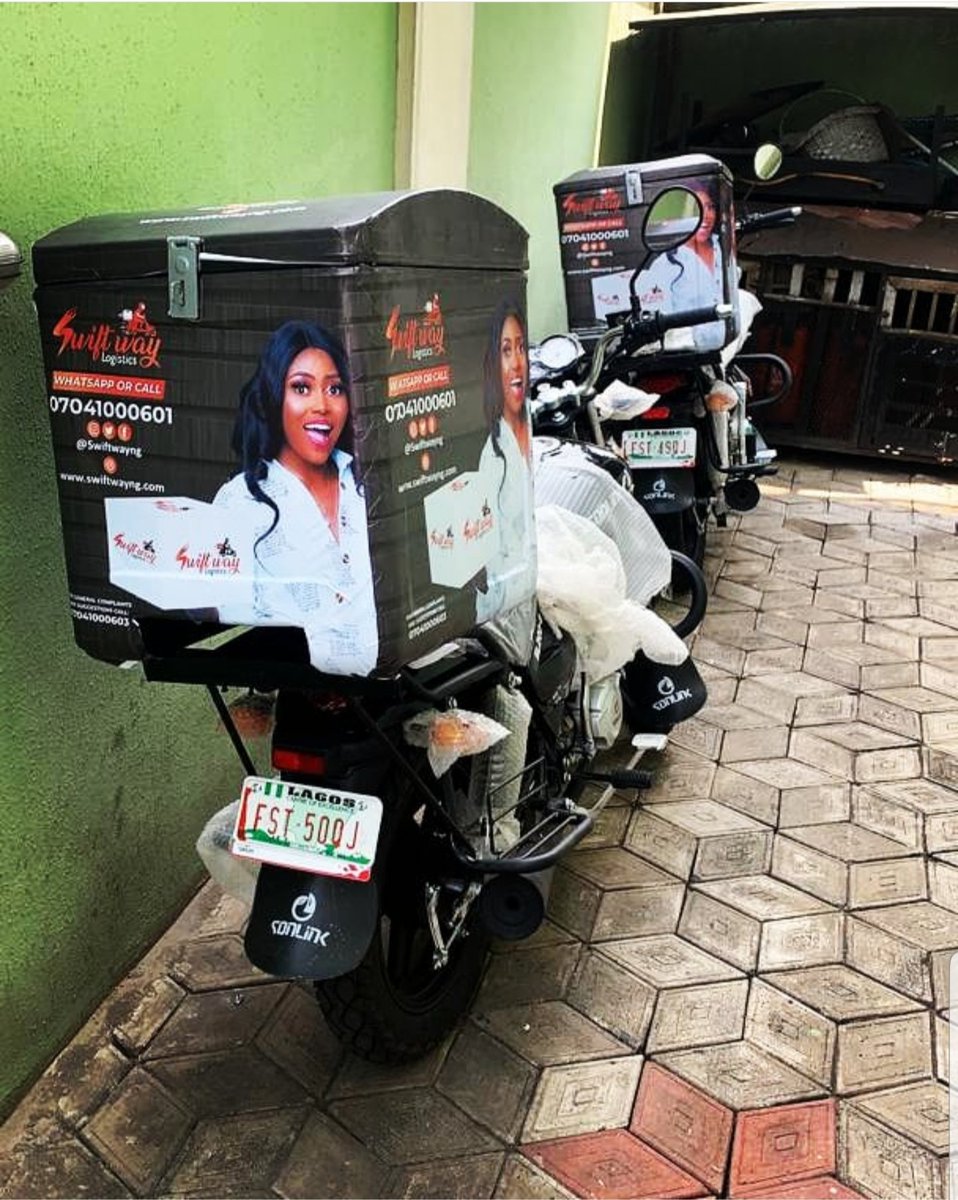 SwiftwayNg's tweet image. Our Bikes are getting ready as they are presently going through Branding Phase, Thinking of a reliable, Safe and Swift logistics brand? Think of us at #SwiftwayNG.

We are Launching Soon!!!!!!

#Logistics #LagosBrands #Dispatchers